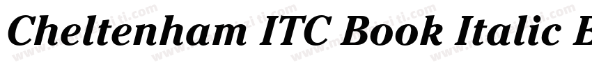 Cheltenham ITC Book Italic BT字体转换